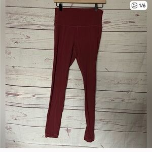 Lululemon Align High-Rise Pant 28" Red Merlot Size 8